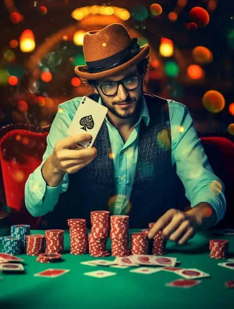 德州扑克筹码与纸牌